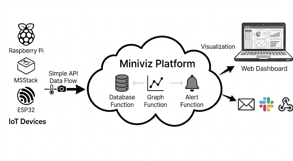 Miniviz Platform Data Flow